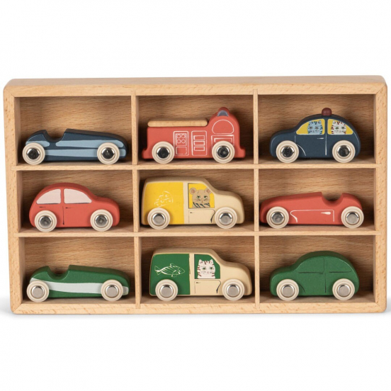 konges sløjd mini auto's - 9st