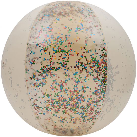 konges sløjd strandbal transparent cream 