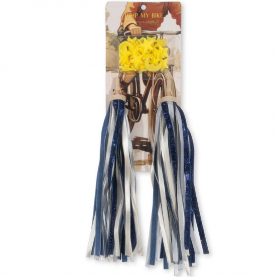 konges sløjd streamers en spaakdecoratie - blauw 