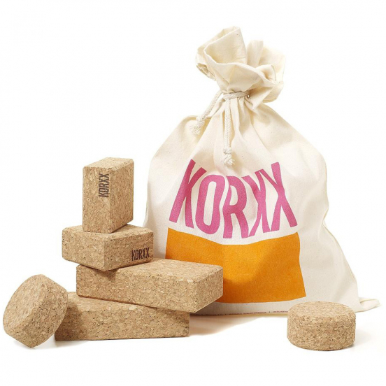 korxx baby bouwblokken van kurk - 10 st 