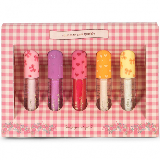 konges sløjd lipgloss glitter - 5st