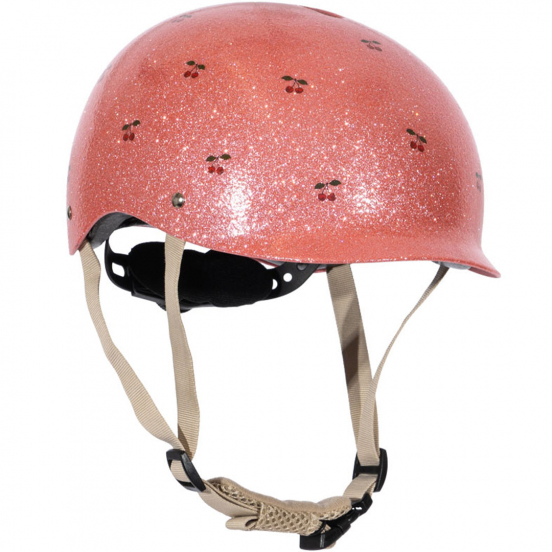 konges sløjd kinderhelm cherry glitter - 4-8 jaar