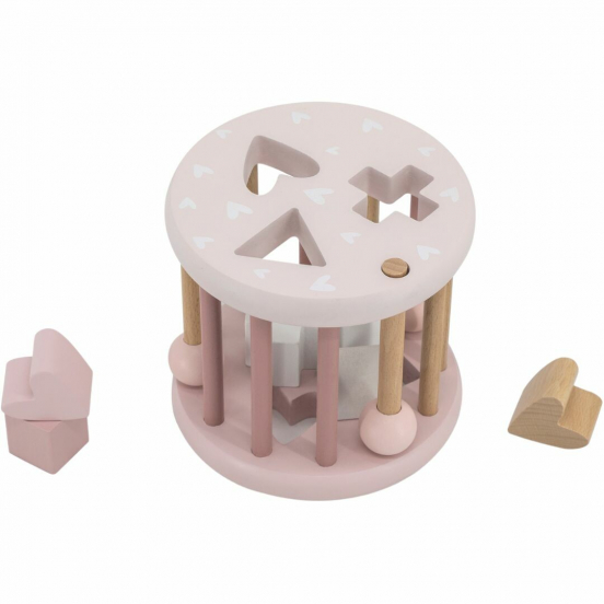 label label vormsorteerwiel pink