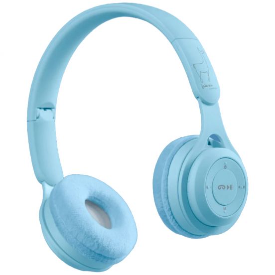 lalarma copenhagen draadloze kinderkoptelefoon - blauw