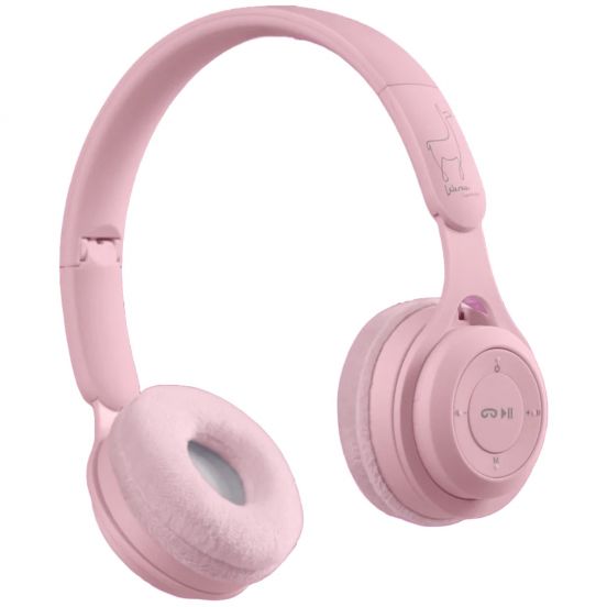 lalarma copenhagen draadloze kinderkoptelefoon - roze