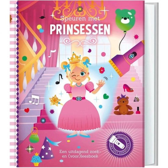 lantaarn publishers lees- en zoekboek speuren met prinsessen