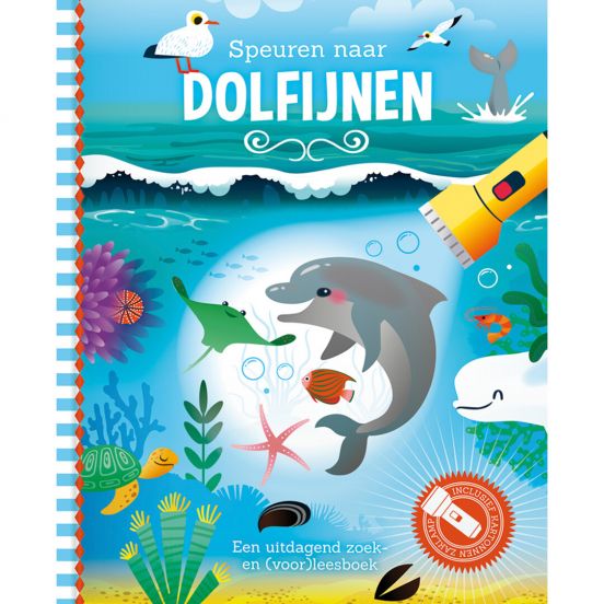 lantaarn publishers lees- en zoekboek speuren naar dolfijnen