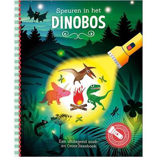 lantaarn publishers lees- en zoekboek speuren in het dinobos