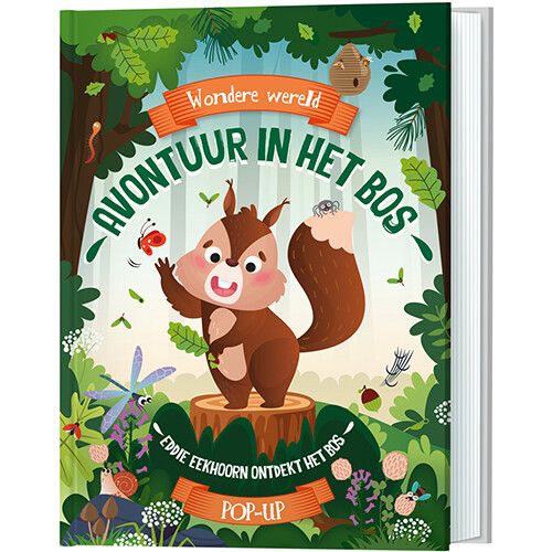 lantaarn publishers pop-upboek wondere wereld - avontuur in het bos