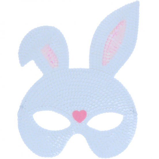 le petit souk masker konijn - wit