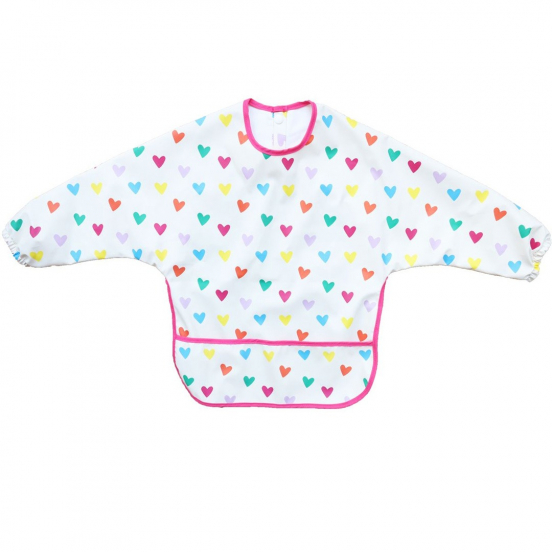 le petit souk mouwslab hartjes - 1-3 jaar
