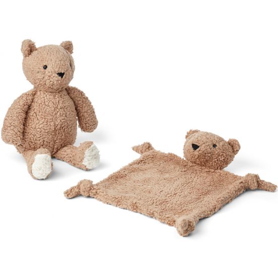 liewood babyspeelgoed geschenkdoos ted - mr bear beige
