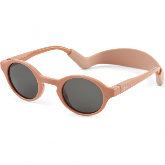 liewood babyzonnebril met hoofdband - tuscany rose - pale tuscany