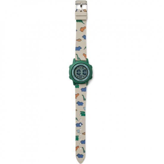liewood kinderhorloge sussi - dinosaurs mist
