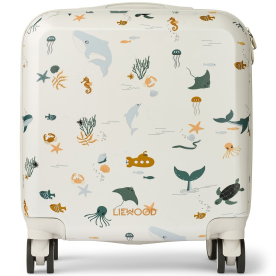 liewood kinderkoffer hollie - sea creature sandy