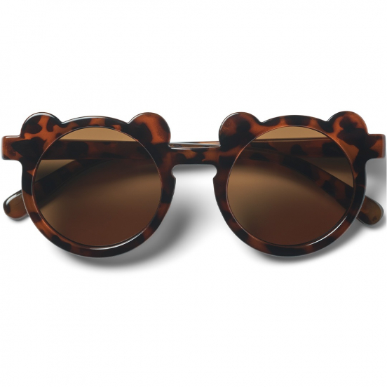 liewood kinderzonnebril darla bear - dark tortoise - 4-10 jaar