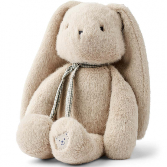 liewood knuffelkonijn berto - mist - 23 cm