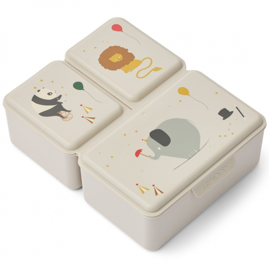 liewood lunchbox driss - circus sandy