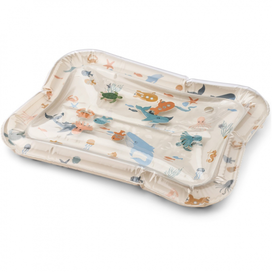 liewood opblaasbaar speelkleed - sea creature sandy