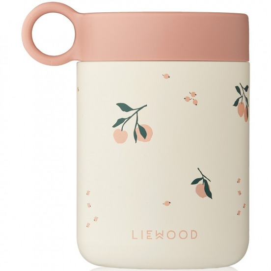 liewood rvs thermos containter kiani - peach sea shell