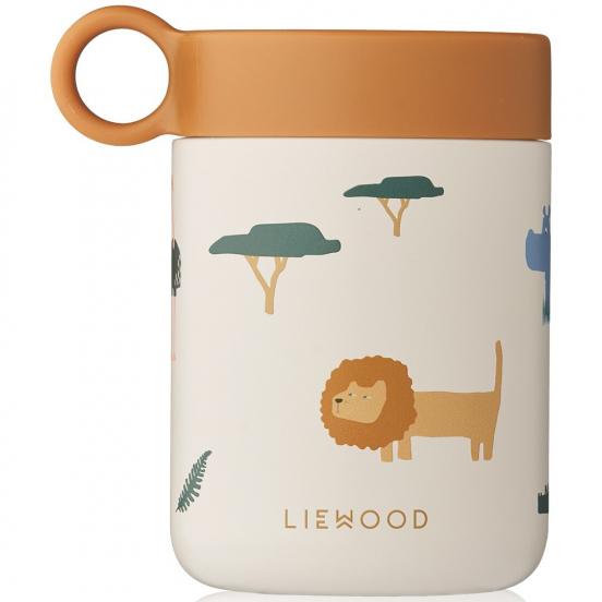 liewood rvs thermos container kiani - safari sandy mix