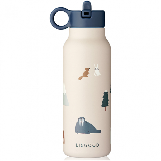 liewood rvs thermosfles falk - polar sandy - 350 ml