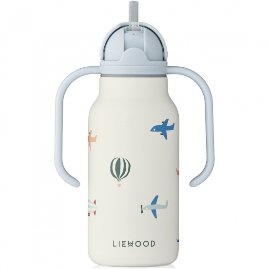 liewood rvs thermosfles kimmie - aviator ecru - 250 ml