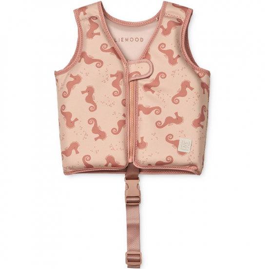 liewood zwemvest dove - seahorse apple blossom - 11-15 kg