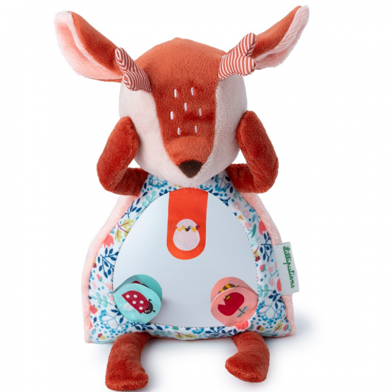 lilliputiens activiteitenknuffel - stella kiekeboe - 26 cm