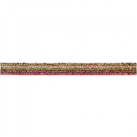 lint glitter - kleurrijk - 3 m