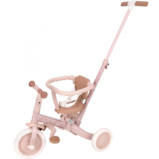 little dutch driewieler met duwstang - fairy floral