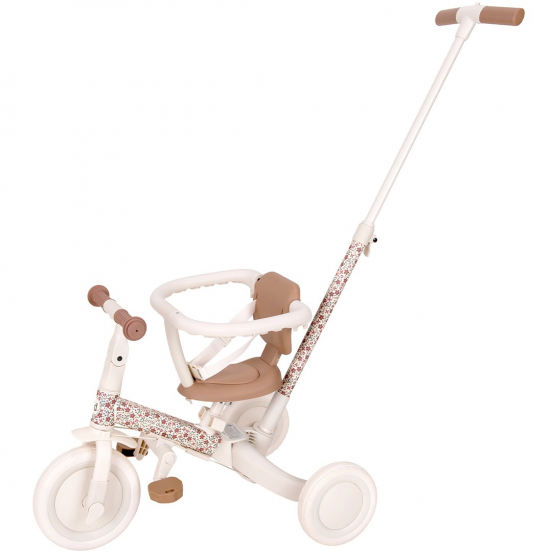 little dutch driewieler met duwstang - sunny flower