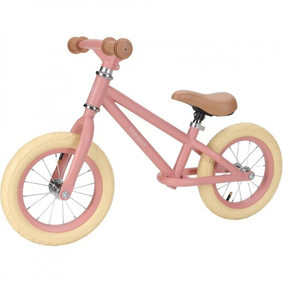 little dutch loopfiets mat lichtroze