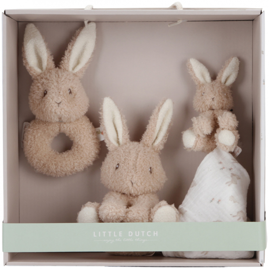 little dutch babyspeelgoed geschenkdoos baby bunny