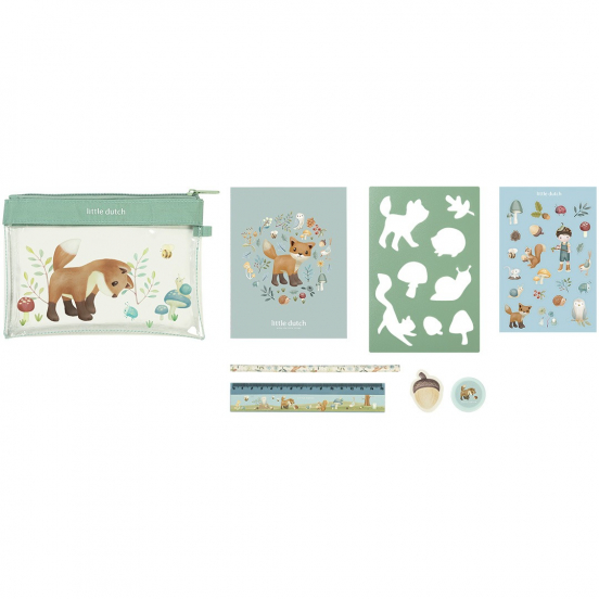 little dutch stationery set forest friends