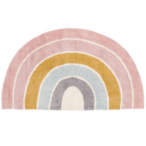 little dutch vloerkleed rainbow - pure pink - 130x80 cm