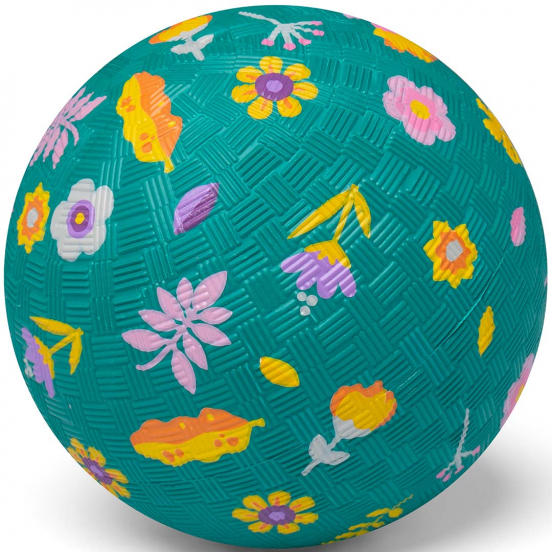 little l speelbal bloemen - 13 cm