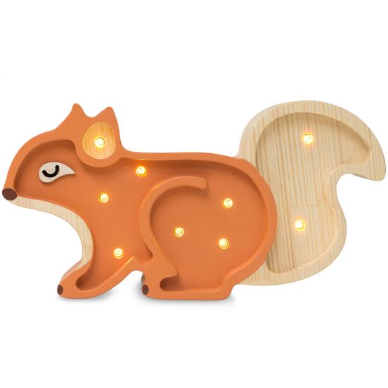 little lights lamp eekhoorn mini - ginger wood