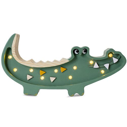 little lights lamp krokodil mini - military green