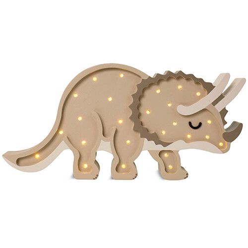 little lights lamp triceratops - paleo sand