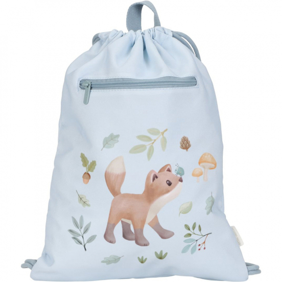little dutch gymtas met trekkoord - forest friends