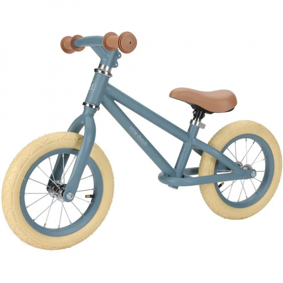 little dutch loopfiets mat grijsblauw