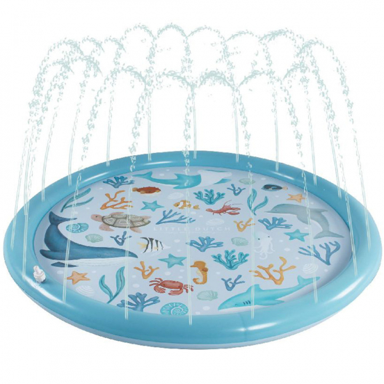 little dutch sprinklermat ocean dreams - blauw