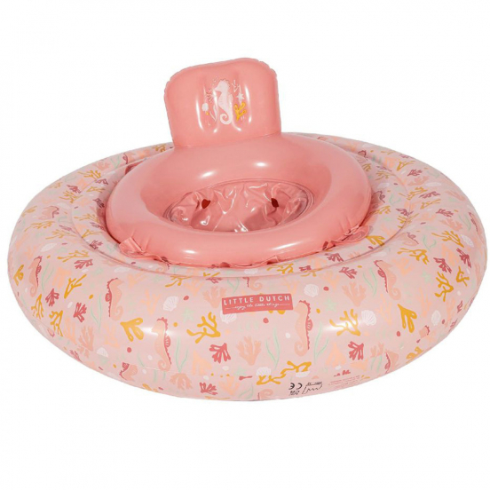 little dutch zwemband baby's ocean dreams - roze - Ø67 cm