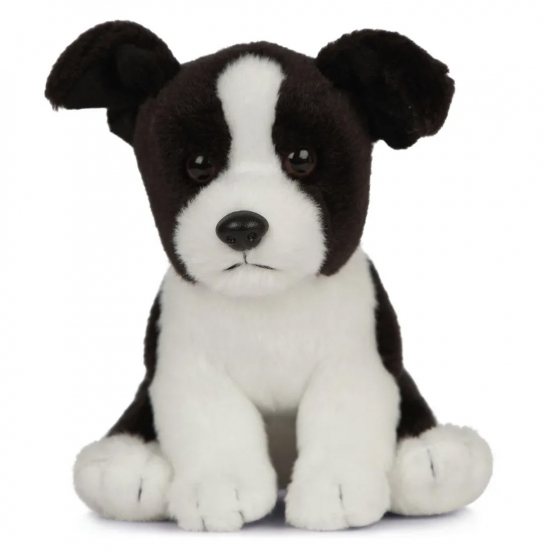 living nature knuffel border collie puppy - 21 cm