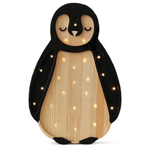 little lights lamp pinguïn - arctic wood 