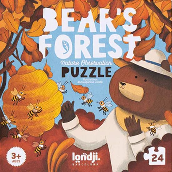 londji puzzel en zoekspel bear's forest - 2x24st