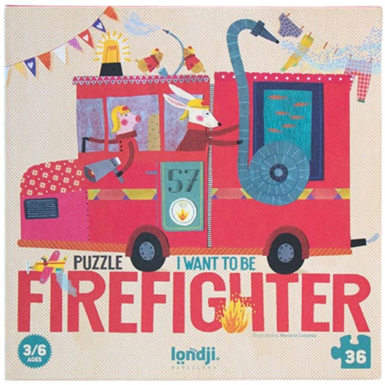 londji puzzel i want to be firefighter - 36st