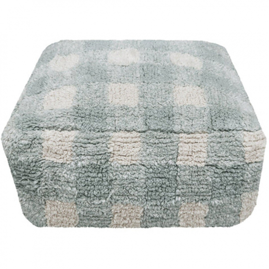 lorena canals poef vichy - blue sage