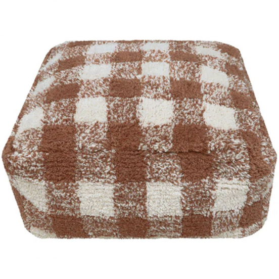 lorena canals poef vichy - toffee